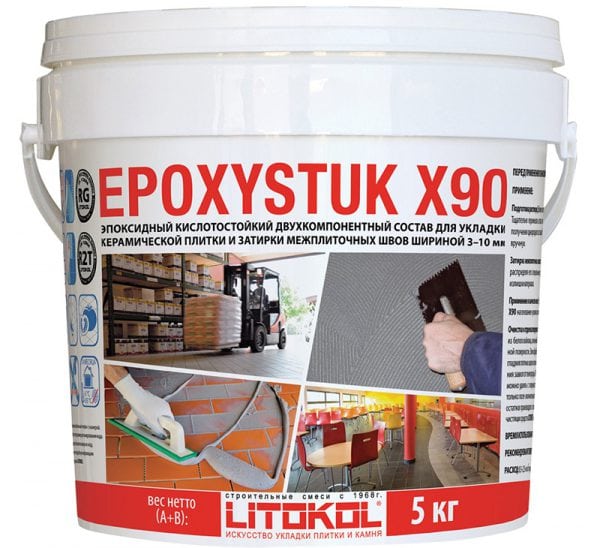 EPOXYSTUK X90 Epoxy Acid Grout